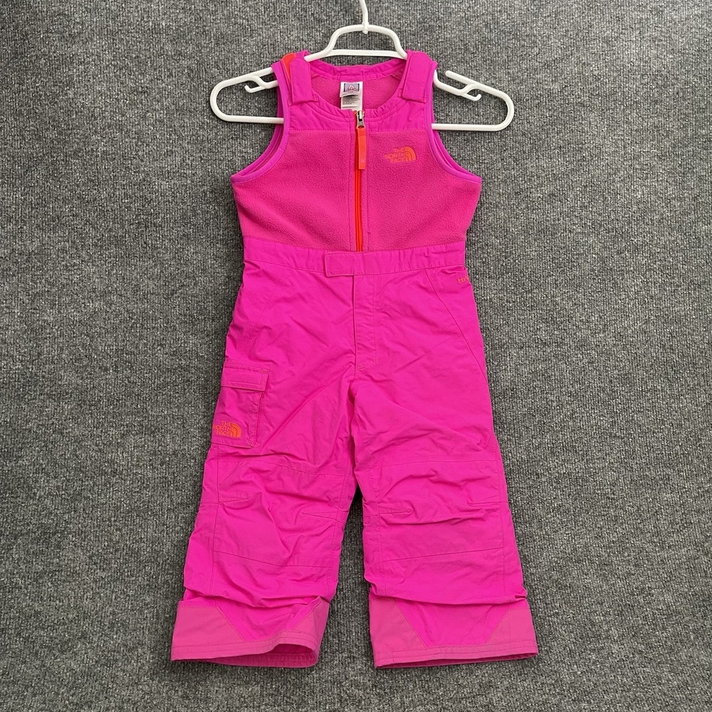The North Face Snowquest Insulated Toddlers' Bib Hyvent Girls 3T Snowsuit